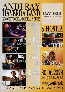 ANDY RAY HAVERDA BAND & HOSTIA, 30.6.2023 19:30