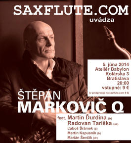 Štepán Markovič quartet feat. Martin Ďurdina & Radovan Tariška, 5.6.2014 20:00